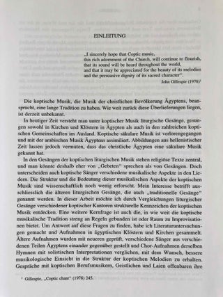 Koptische liturgische Melodien. Die Relation zwischen Text und Musik in der koptischen Psalmodia.[newline]M7642-09.jpeg