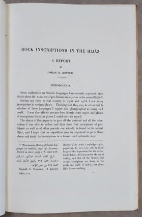 Rock inscriptions in the Hijâz. A report.[newline]M7643-02.jpeg