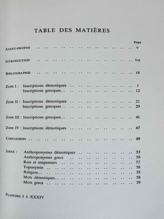 Les graffites du Gebel Teir. Textes d&eacute;motiques et grecs.