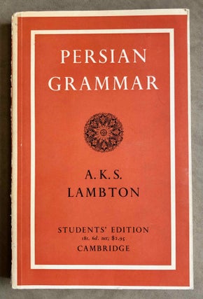 Item #M7652 Persian Grammar. LAMBTON Ann K. S[newline]M7652.jpeg