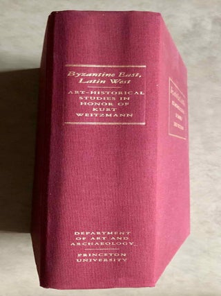 Byzantine East, Latin West. Art-historical studies in honor of Kurt Weitzmann.[newline]M7657-01.jpeg