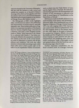 Causing His Name to Live: Studies in Egyptian Epigraphy and History in Memory of William J. Murnane