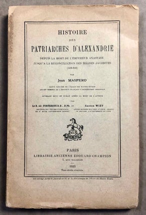 Item #M7666 Histoire des patriarches d'Alexandrie depuis la mort de l'empereur Anastase jusqu'à...[newline]M7666.jpeg