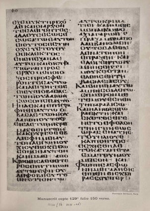 Notice des Manuscrits Coptes de la Bibliotheque Nationale renfermant des textes Bilingues du Nouveau Testament[newline]M7667-08.jpeg