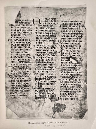 Notice des Manuscrits Coptes de la Bibliotheque Nationale renfermant des textes Bilingues du Nouveau Testament[newline]M7667-09.jpeg