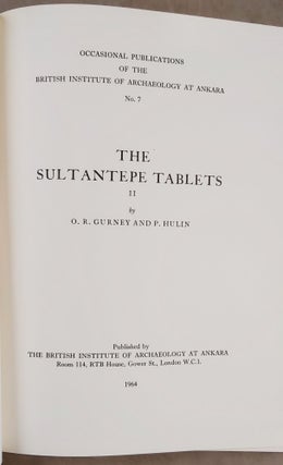 The Sultantepe tablets. Vol. I & II (complete set)[newline]M7672-06.jpeg