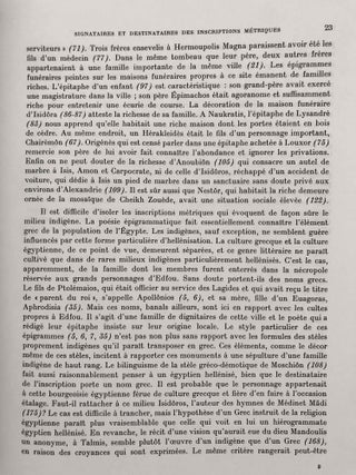 Inscriptions métriques de l'Egypte gréco-romaine. Recherches sur la poésie épigrammatique des Grecs en Egypte.
