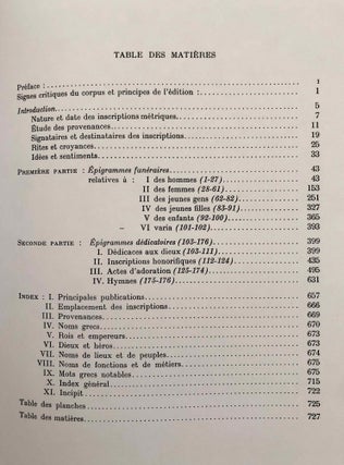 Inscriptions métriques de l'Egypte gréco-romaine. Recherches sur la poésie épigrammatique des Grecs en Egypte.