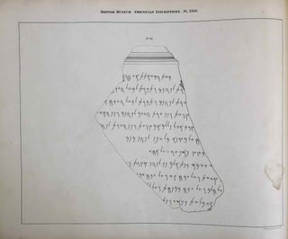 Inscriptions in the Phoenician character, now deposited in the British Museum. Discovered on the site of Carthage, during researches made by Nathan Davis, Esq., at the expense of Her Majesty's government, in the years 1856, 1857, and 1858.
