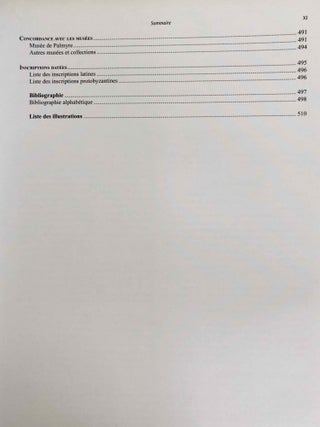 Inscriptions grecques et latines de la Syrie. Tome XVII. Fascicule 1: Palmyre.[newline]M7697b-06.jpeg