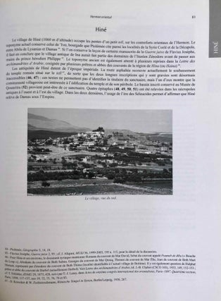 Inscriptions grecques et latines de la Syrie. Tome XI: Mont Hermon (Liban et Syrie)[newline]M7698a-07.jpeg