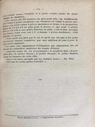 Les rapports historiques et l&eacute;gaux des Quirites et des &Eacute;gyptiens depuis la fondation de Rome jusqu'aux emprunts faits par les auteurs de la loi des XII tables au code d'Amasis. M&eacute;moire original lu &agrave; l'&Eacute;cole du Louvre pendant l'ann&eacute;e scolaire 1899-1900.[newline]M7723-09.jpeg