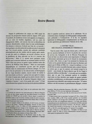 Inscriptions grecques et latines de la Syrie. Tome XIII, Fascicule 2: Bostra (supplément) et la plaine de la Nuqrah