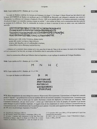 Inscriptions grecques et latines de la Syrie. Tome XIII, Fascicule 2: Bostra (supplément) et la plaine de la Nuqrah