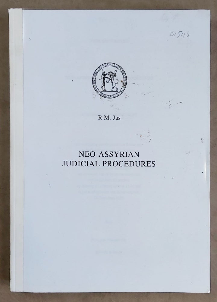 Item #M7735 Neo-Assyrian judicial procedures. JAS Remigius Marinus.[newline]M7735-00.jpeg