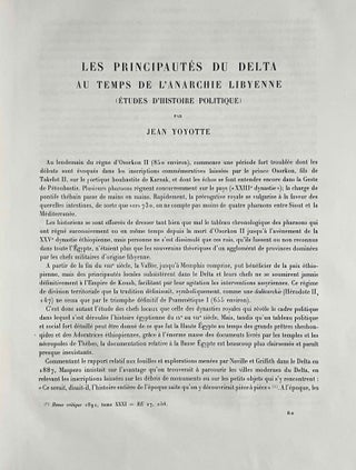Les Principautés du Delta au temps de l'anarchie libyenne