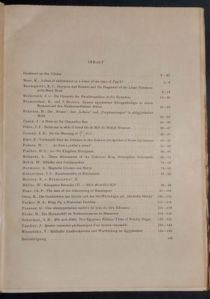 Festschrift Rudolf Anthes zum 70. Geburtstag, I. Teil (= Zeitschrift für Ägyptische Sprache und Altertumskunde 93 (1966)[newline]M7745-01.jpeg