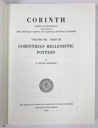 Corinth. Volume VII, part III: Corinthian Hellenistic Pottery[newline]M7753-01.jpeg