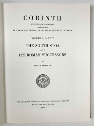 Corinth. Volume I, part IV: The South Stoa and its Roman successors[newline]M7757-02.jpeg