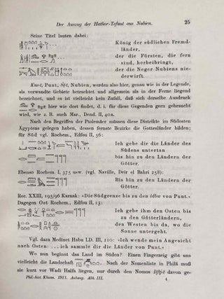 Der Auszug der Hathor-Tefnut aus Nubien
