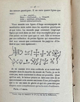 Le nouveau traité gnostique de Turin