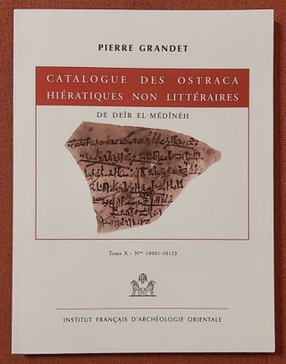 Item #M7764a Catalogue des ostraca hiératiques non littéraires de Deir el-Medineh. X....