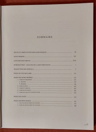 Catalogue des ostraca hiératiques non littéraires de Deir el-Medineh. X. 10001-10123