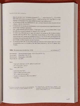 Catalogue des ostraca hiératiques non littéraires de Deir el-Medineh. X. 10001-10123