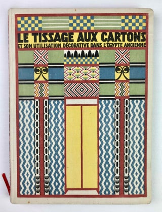 Item #M7769b Le tissage aux cartons et son utilisation décorative dans l'Egypte ancienne. GENNEP...[newline]M7769b-00.jpeg