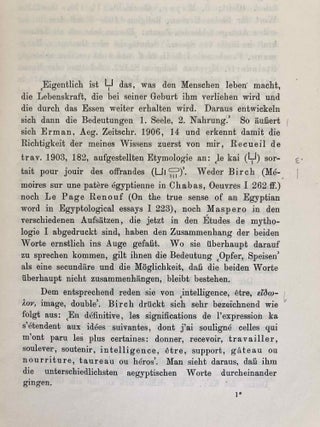 Versuch einer neuen Erkl&auml;rung des Ka'i der alten &Auml;gypter. Vorgetragen am 4. M&auml;rz 1911.[newline]M7776-02.jpeg