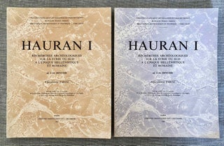 Item #M7779 Hauran I. Recherches archéologiques sur la Syrie du sud à l'époque...