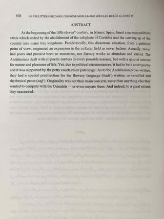 La vie littéraire dans l'Espagne musulmane sous les mulûk al-tawâ'if (Ve/XIe siècle)[newline]M7788-06.jpeg