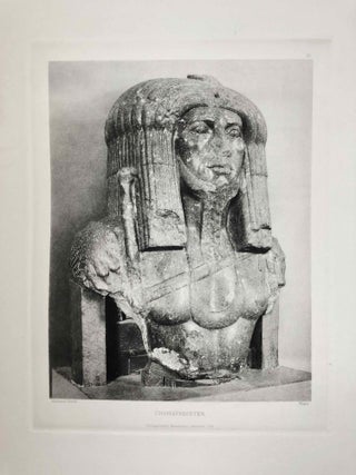 Item #M7796 Denkmäler Ägyptischer Sculptur. Band I: Text. Band II & III: Tafeln (complete...