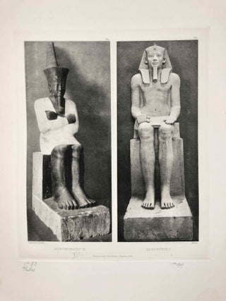 Denkmäler Ägyptischer Sculptur. Band I: Text. Band II & III: Tafeln (complete set)[newline]M7796-01.jpeg