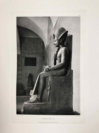 Denkmäler Ägyptischer Sculptur. Band I: Text. Band II & III: Tafeln (complete set)[newline]M7796-05.jpeg