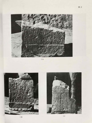 Inscriptions grecques et latines de la Syrie. Tome XXI: Inscriptions de la Jordanie, tome IV. P&eacute;tra et la Nabat&egrave;ne m&eacute;ridionale du wadi al-Hasa au golfe de 'Aqaba.[newline]M7797a-09.jpeg