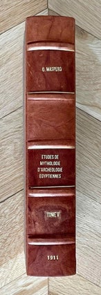Item #M7799a Etudes de mythologie et archéologie égyptienne. Tome V. MASPERO Gaston