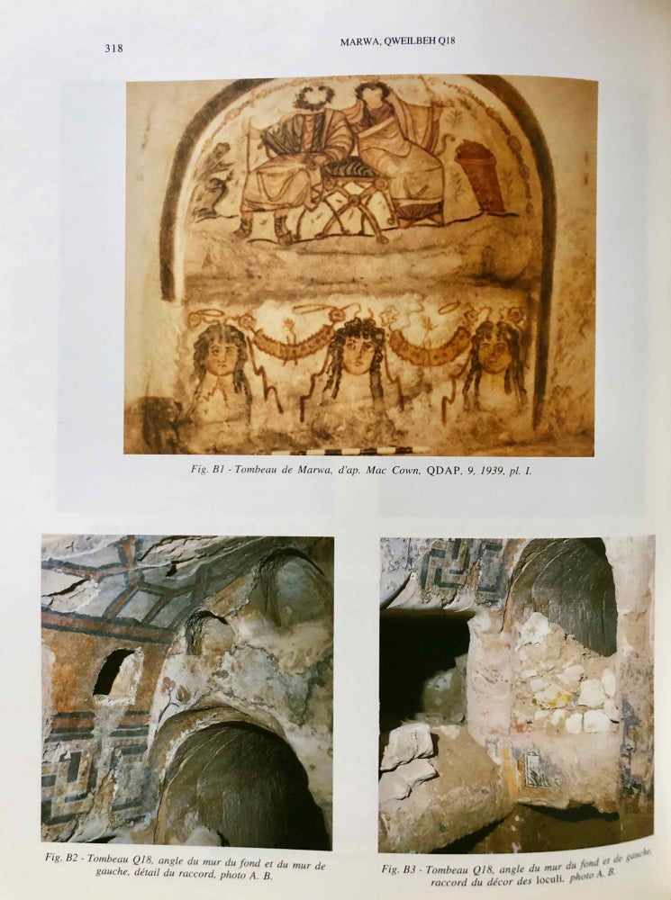 Item #M7805 Les Peintures des Nécropoles Romaines d'Abila et du Nord de la Jordanie. Vol. I: Texte. Vol. II: Album (complete set). BARBET Alix - VILBERT-GUIGUE Claude.[newline]M7805-00.jpeg