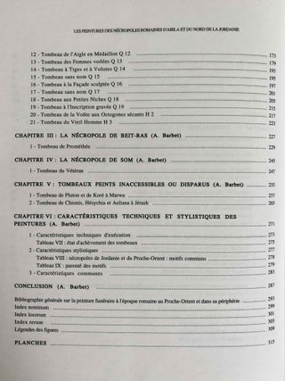 Les Peintures des Nécropoles Romaines d'Abila et du Nord de la Jordanie. Vol. I: Texte. Vol. II: Album (complete set)[newline]M7805-04.jpeg
