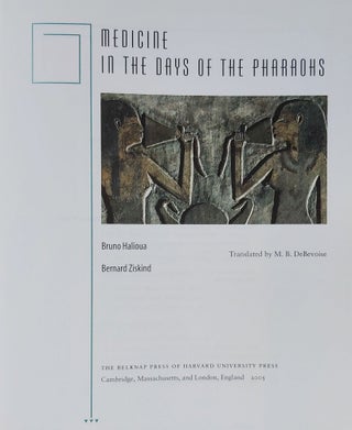 Medicine in the days of the Pharaohs[newline]M7838-01.jpeg