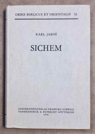 Item #M7845 Sichem. Eine archäologische und religionsgeschichtliche Studie mit besonderer...