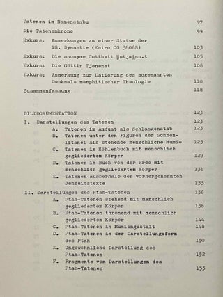 Der Gott Tatenen. Nach Texten und Bildern des neuen Reiches.[newline]M7855a-03.jpeg