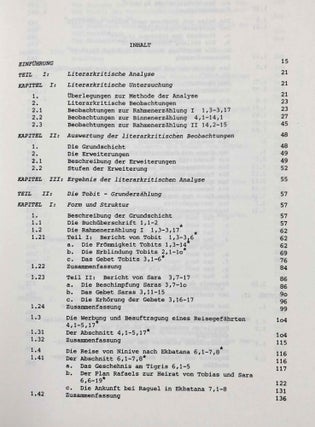 Das Buch Tobit. Studien zu seiner Entstehung, Komposition und Theologie.
