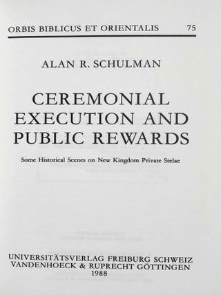 Ceremonial Execution and Public Rewards. Some Historical Scenes on New Kingdom Private Stelae.[newline]M7876-01.jpeg