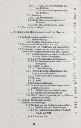 Das Heiligtum und das Gesetz - Studien zur Bedeutung der sinaitischen Heiligtumstexte (Ex 25-40 Lev 8-9).[newline]M7877-03.jpeg