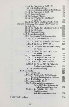 Das Heiligtum und das Gesetz - Studien zur Bedeutung der sinaitischen Heiligtumstexte (Ex 25-40 Lev 8-9).[newline]M7877-05.jpeg