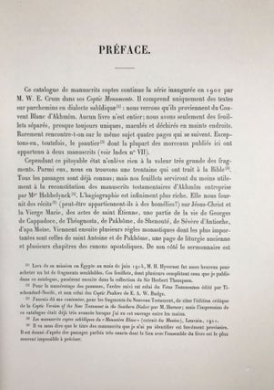 Manuscrits Coptes. Catalogue Général des Antiquités Égyptiennes du Musée du Caire (Nos 9201-9304).[newline]M7880-05.jpeg