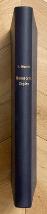 Item #M7880c Manuscrits Coptes. Catalogue Général des Antiquités Égyptiennes du Musée du...
