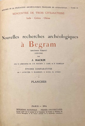 Nouvelles Recherches Archéologiques à Begram (ancienne Kâpicî) (1939-1940). Textes et Planches (complete set)[newline]M7888-12.jpeg
