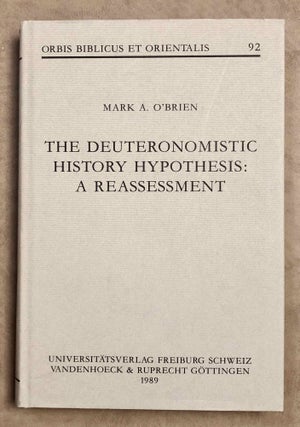 Item #M7893 The Deuteronomistic History Hypothesis. A Reassessment. O'BRIEN Mark A[newline]M7893-00.jpeg